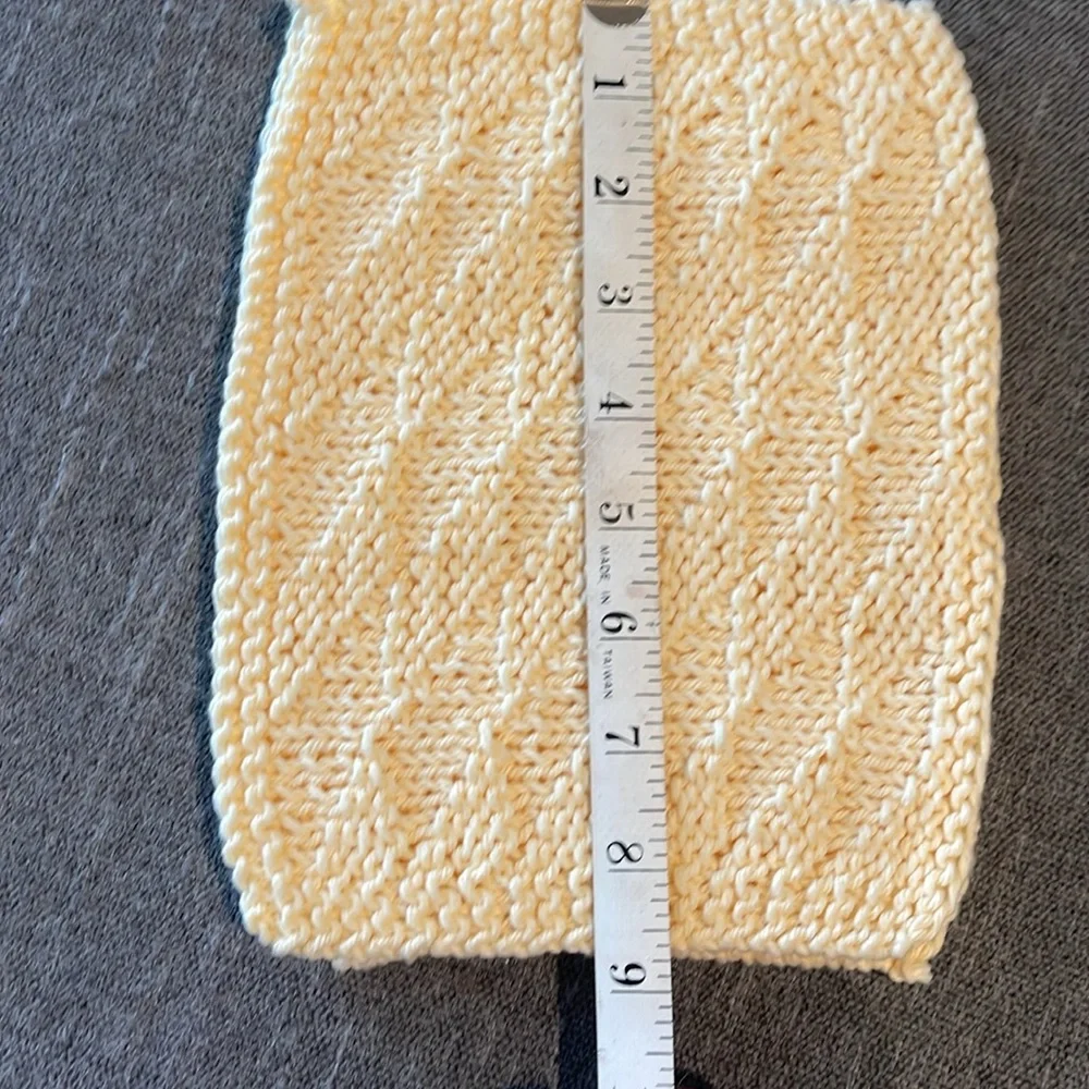 Handmade knitted dishcloths/washcloths